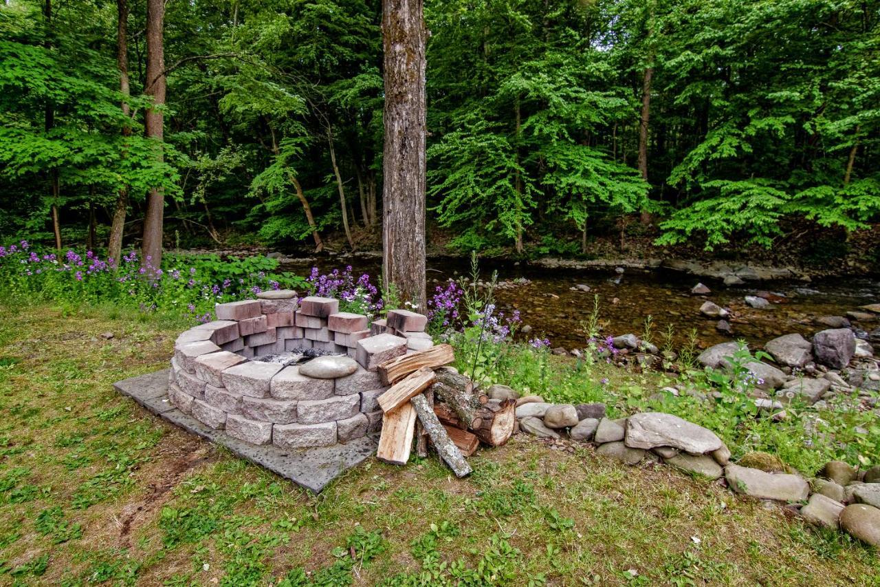 Cabin By The Creek With Private Creek Access 태너스빌 외부 사진
