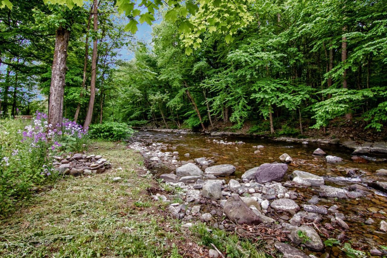 Cabin By The Creek With Private Creek Access 태너스빌 외부 사진